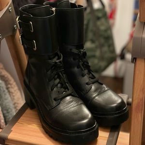 DKNY Motto Boots, just purchased a month ago. Super cute dressed up and down.